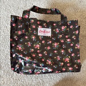 Cath Kidston Brown Tote Bag with Floral Design